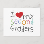 Hou van mijn tweede klas briefkaart (Voorkant)