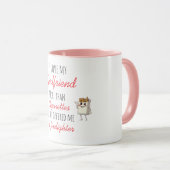 Hou van mijn vriendin Funny Mug Mok (Voorkant rechts)