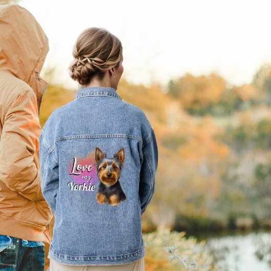 Hou van mijn Yorkie Jean Jacket