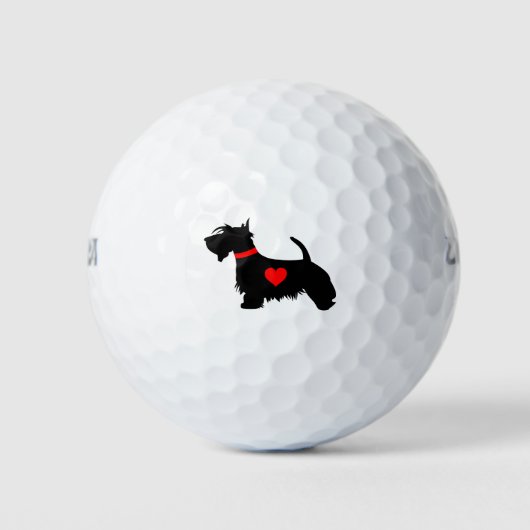 hou van m'n scottie hond golfbal golfballen (Voorkant)