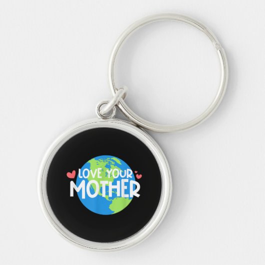 Hou van Moeder Aarde Dag Sleutelhanger (Voorkant)