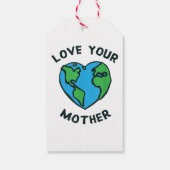 Hou Van Moeder Aarde Hart Cadeaulabel (Achterkant)