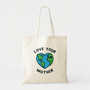 Hou Van Moeder Aarde Hart Tote Bag