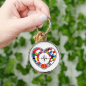 Hou van NAVO landen, met de NAVO Sleutelhanger (Hand)