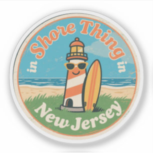 Hou van New Jersey - Cute NJ Staat Souvenir Sticker