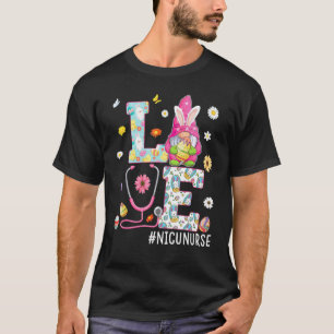 Hou van Nicu Verpleegster Konijn Gnome Paaseieren T-shirt