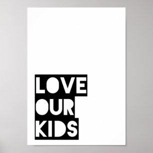 Hou van ons Kinder Poster