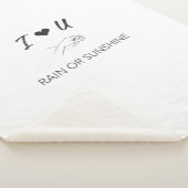 Hou van regen of zon sherpa deken (3/4)