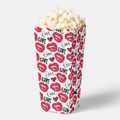 Hou van rode lippen bedankdoosjes (Popped)