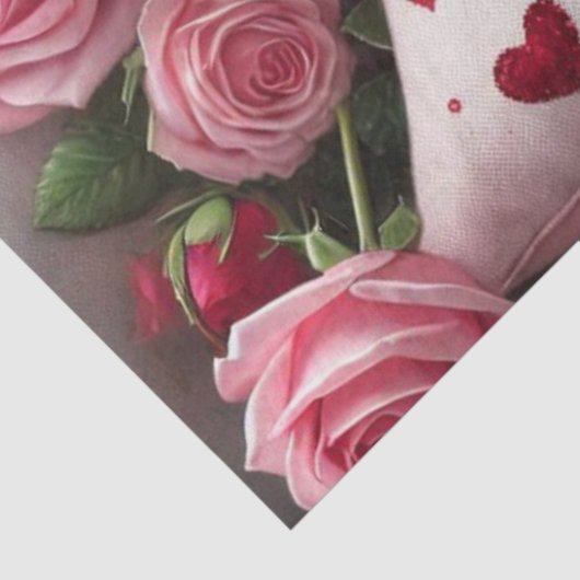 Hou van Rozen en Ragdoll Cats Tissuepapier (Detail)