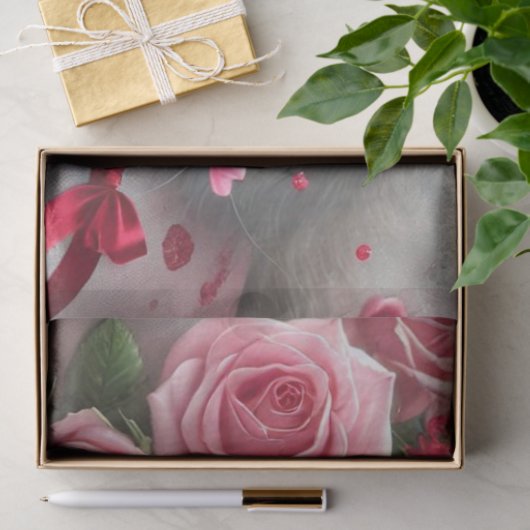 Hou van Rozen en Ragdoll Cats Tissuepapier (Geschenk)