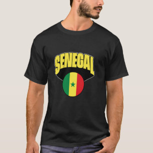 Hou van Senegal met de Senegalese vlag Senegal tro T-shirt