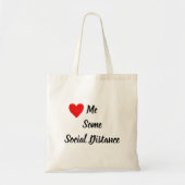 Hou van sociale afstand tote bag (Voorkant)