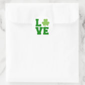 Hou van St. Patrick's Day ☘️💚 Ronde Sticker (Tas)