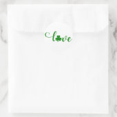 Hou van St. Patrick's Day ☘️💚 Ronde Sticker (Tas)
