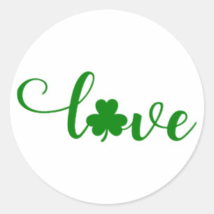 Hou van St. Patrick's Day ☘️💚 Ronde Sticker