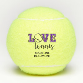 Hou van tennis tennisballen
