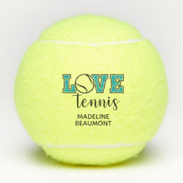 Hou van tennis tennisballen