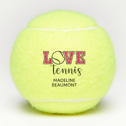 Hou van tennis tennisballen (Voorkant)