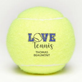 Hou van tennis tennisballen