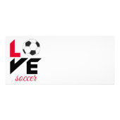 Hou van voetbal reclamekaart (Achterkant)