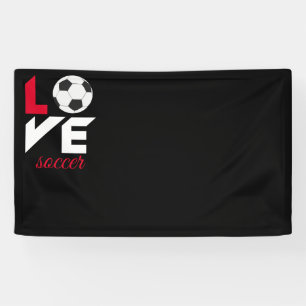Hou van voetbal spandoek