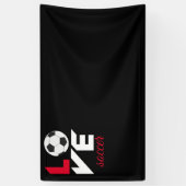 Hou van voetbal spandoek (Verticaal)