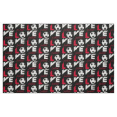 Hou van voetbal stof (Fat Quarter)
