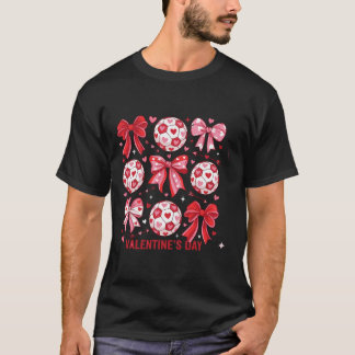 Hou van Voetbal Vrouwen Voetbal Valentijnsdag Desi T-shirt