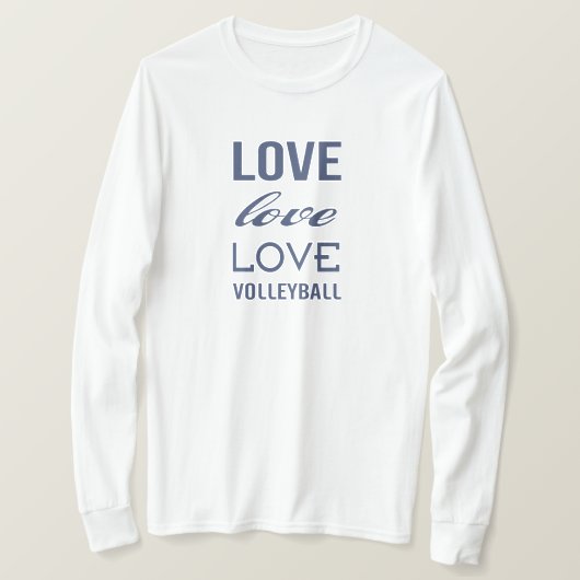 Hou van Volleybal T-shirt (Design voorkant)
