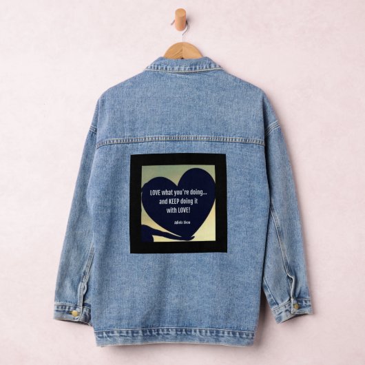 HOU VAN wat je doet denim jas - Adiela Akoo Denim Jacket (Hangar)