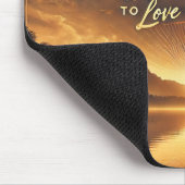 Hou van wat je doet - Motivatie Mousepad Muismat (Hoek)