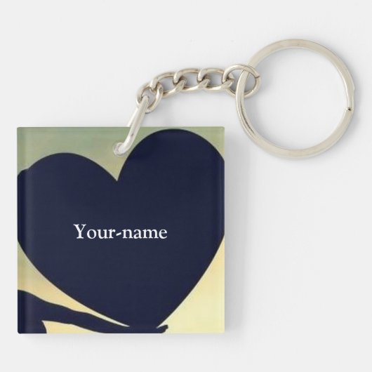 HOU VAN wat je doet Sleutelhanger - Adiela Akoo (Achterkant)