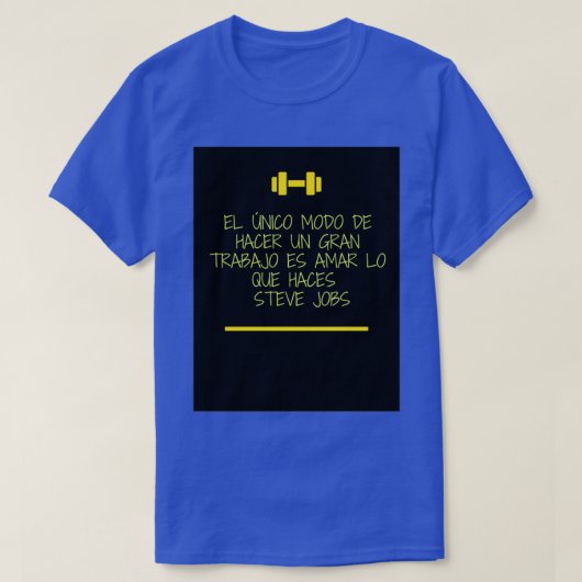 hou van wat je doet t-shirt (Design voorkant)
