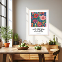 Hou van wat je doet wijsheid Motivatie Poster