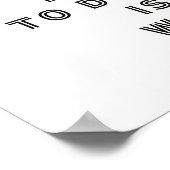 Hou van wat je doet wijsheid Motivatie Poster (Hoek)