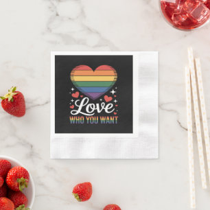 Hou van wie je wil Gay Pride LGBT Servet