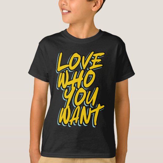 HOU VAN WIE JE WIL T-SHIRT (Voorkant)