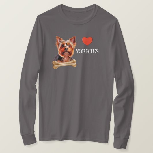 HOU VAN YORKIES T-SHIRT (Design voorkant)