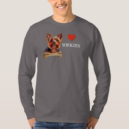 HOU VAN YORKIES T-SHIRT (Voorkant)