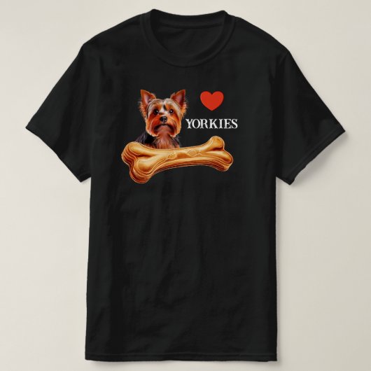 HOU VAN YORKIES T-SHIRT (Design voorkant)