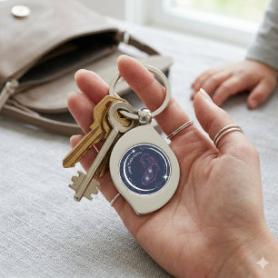 Hou van Ze Beiden Pro-Leven Moeder en Baby Draaiko Sleutelhanger