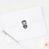 Hou Vast Geen Scheer Vierkante Sticker