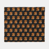 Hou vol Aapje Cute Baby Makaak Fleece Deken (Voorkant (Horizontaal))