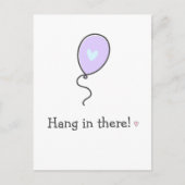 Hou Vol! Blijf Vechten! Kanker Steunbetuiging Briefkaart (Voorkant)