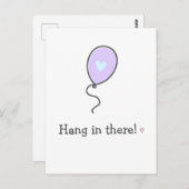 Hou Vol! Blijf Vechten! Steun bij Kanker Briefkaart (Voorkant / Achterkant)