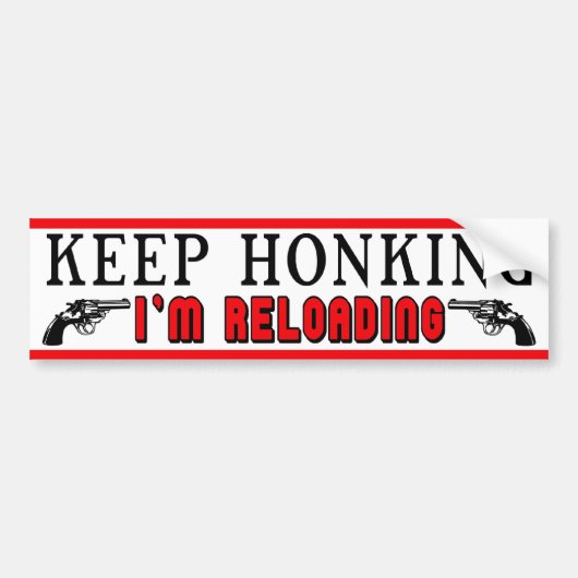 Hou vol bumpersticker (Voorkant)