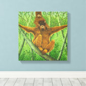 Hou vol. canvas afdruk (Insitu (Houten vloer))