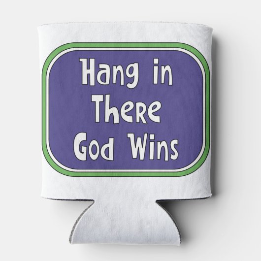 Hou vol - God wint Blikjeskoeler (Achterkant)