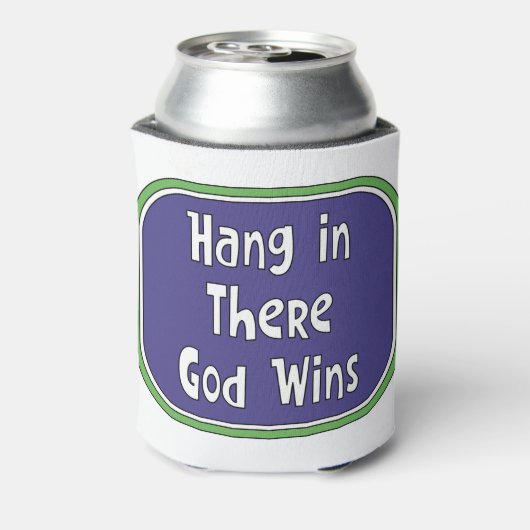 Hou vol - God wint Blikjeskoeler (Blikje Achterkant)